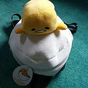 gudetama plush backpack